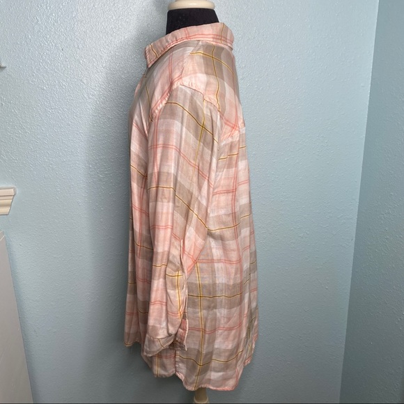 Catherine’s Pink Plaid Button Up Shirt - Picture 2 of 7